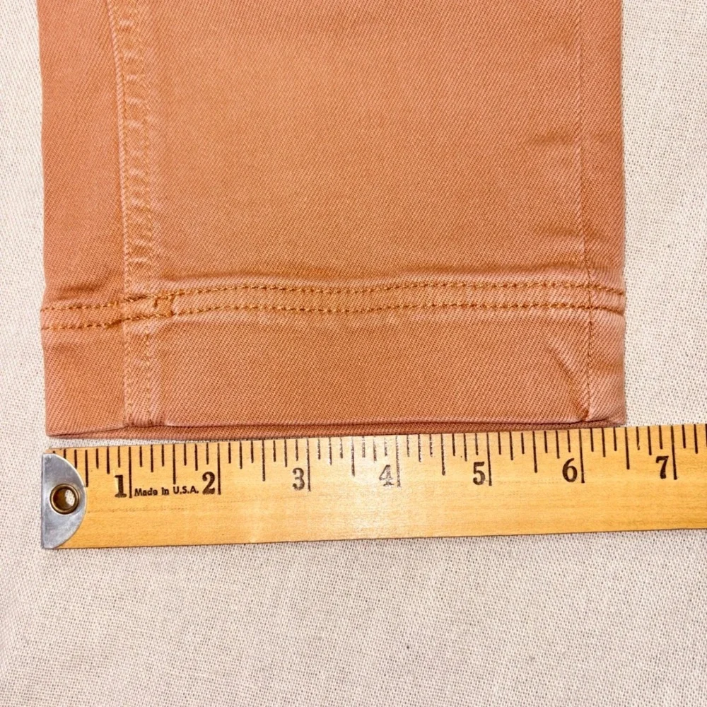 Everlane Womens Straight Leg Crop Chino Pants Terracotta Orange High Rise Size 6